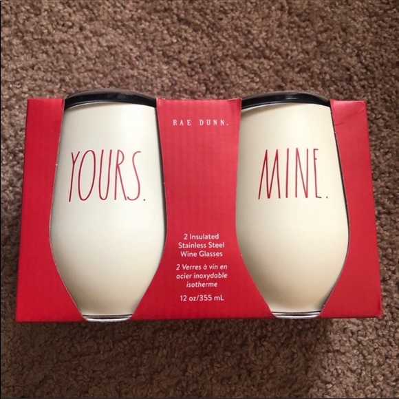 Rae Dunn Wine Glasses